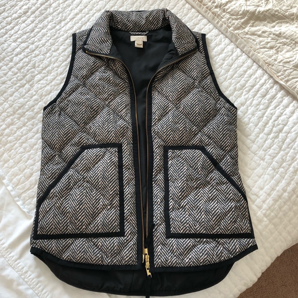 J. Crew Herringbone Vest